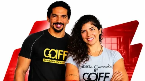 Fotografia dos Mentores Alef e Nati Carvalho - Especialistas em Treinamento Funcional